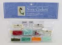 Click/tap for more details of Mermaid Verde Embellishment Pack (beads and treasures) by Nora Corbett