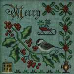 Click for more details of Merry and Bright (cross stitch) by Cottage Garden Samplings