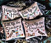 Click/tap for more details of Merry Birds (cross stitch) by Heartstring Samplery