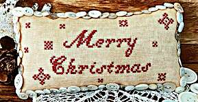 Click for more details of Merry Christmas (cross stitch) by Annie Beez Folk Art