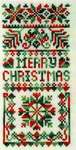 Click for more details of Merry Christmas Silhouette (cross stitch) by Stoney Creek