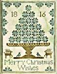 Click/tap for more details of Merry Christmas Wishes (cross stitch) by Kathy Barrick