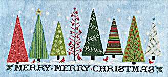 Click/tap for more details of Merry Merry Christmas (cross stitch) by Rosewood Manor