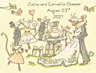 Click for more details of Mice Day For A White Wedding (cross stitch) by Bothy Threads