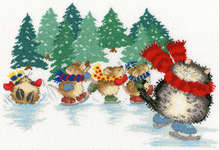Click for more details of Mice Skating (cross stitch) by Bothy Threads