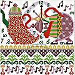 Click for more details of Midnight Minuet (cross stitch) by Tempting Tangles Designs