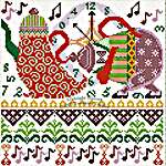 Click/tap for more details of Midnight Minuet (cross stitch) by Tempting Tangles Designs