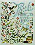 Click/tap for more details of Miracles Happen (cross stitch) by Stoney Creek