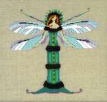 Click for more details of Miss Dragonfly (cross stitch) by Nora Corbett