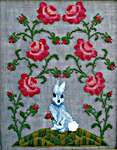 Click/tap for more details of Miss Fiona's Rose Garden (cross stitch) by By The Bay Needleart