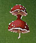Click for more details of Miss Forest Mushroom (cross stitch) by Nora Corbett