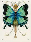 Click for more details of Miss Goss Swallowtail (cross stitch) by Nora Corbett