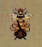 Click for more details of Miss Honey Bee (cross stitch) by Nora Corbett