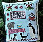 Click for more details of Mistletoe Loitering Society (cross stitch) by Lindy Stitches