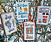 Click/tap for more details of Mixed Up Christmas (cross stitch) by Pickle Barrel Designs