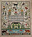 Click for more details of Moggie Manor (cross stitch) by The Blue Flower