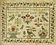Click/tap for more details of Moments of Glad Grace (cross stitch) by Blackbird Designs