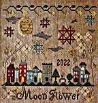 Click/tap for more details of Moon Flower (cross stitch) by Hands to Work