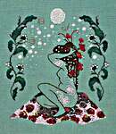 Click/tap for more details of Moon Glow (cross stitch) by Nora Corbett