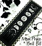 Click/tap for more details of Moon Phase Bell Pull (cross stitch) by Tiny Modernist