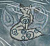 Click for more details of Moonglow - Arctic Fox (cross stitch) by MarNic Designs