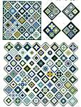 Click/tap for more details of Morning Glory Granny's Flower Garden - September (cross stitch) by Carolyn Manning