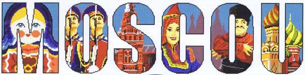 Click for more details of Moscow (cross stitch) by Marie Coeur