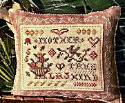 Click/tap for more details of Mother (cross stitch) by Homespun Elegance