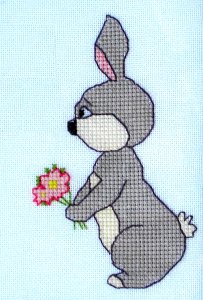 Click for more details of Mother's Day Card (cross stitch) by Anne Peden