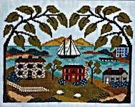 Click for more details of Mountain View Bay (cross stitch) by By The Bay Needleart