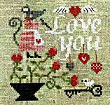 Click for more details of Mouse's Love Letter (cross stitch) by Tiny Modernist