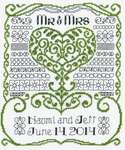 Click for more details of Mr & Mrs Wedding (cross stitch) by Imaginating