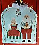 Click/tap for more details of Mrs. And Mr. Kringle (cross stitch) by Twin Peak Primitives