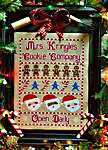 Click/tap for more details of Mrs. Kringle's Cookie Company (cross stitch) by Pickle Barrel Designs