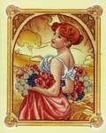 Click for more details of Mucha - The Four Seasons Summer (cross stitch) by Panna