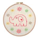 Click for more details of Mummy Elephant (embroidery) by Anchor