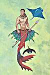 Click/tap for more details of Murdoch - Warrior of the Sea (cross stitch) by Meridian Designs