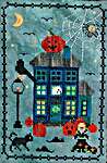 Click/tap for more details of Murky Manor A Wee Haunting (cross stitch) by Praiseworthy Stitches