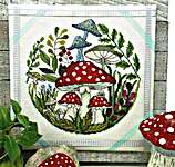Click for more details of Mushroom Forest (cross stitch) by Tiny Modernist