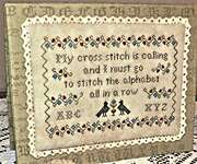Click/tap for more details of My Calling (cross stitch) by The Nebby Needle