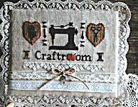 Click for more details of My Craft Room (cross stitch) by Fairy Wool in The Wood