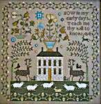 Click/tap for more details of My Early Days (cross stitch) by Plum Street Samplers