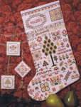 Click/tap for more details of My Granddaughter's Stocking (cross stitch) by Rosewood Manor