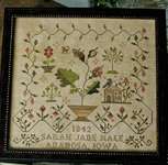 Click/tap for more details of My Heart Can Rest (cross stitch) by Blackbird Designs