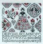 Click for more details of My Lady's Quaker (cross stitch) by Jardin Prive