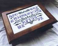 Click/tap for more details of My Treasure Box (cross stitch) by Keslyn's
