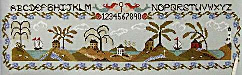 Click for more details of Nantucket Summer Sampler (cross stitch) by By The Bay Needleart