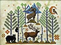 Click/tap for more details of Nature's Peace (cross stitch) by Carriage House Samplings