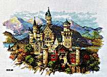 Click for more details of Neuschwanstein Castle (cross stitch) by Merejka