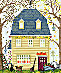 Click for more details of New England Homes - Fall (cross stitch) by Bothy Threads